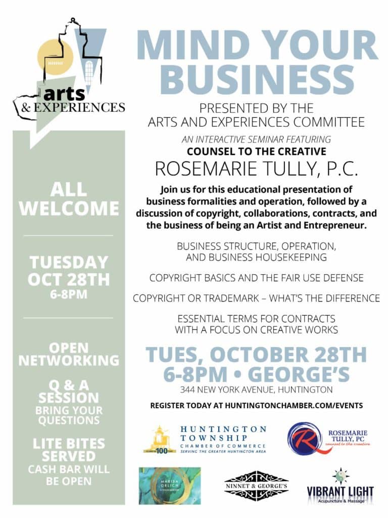 Mind Your Business - Huntington Township Chamber of Commerce - FREE