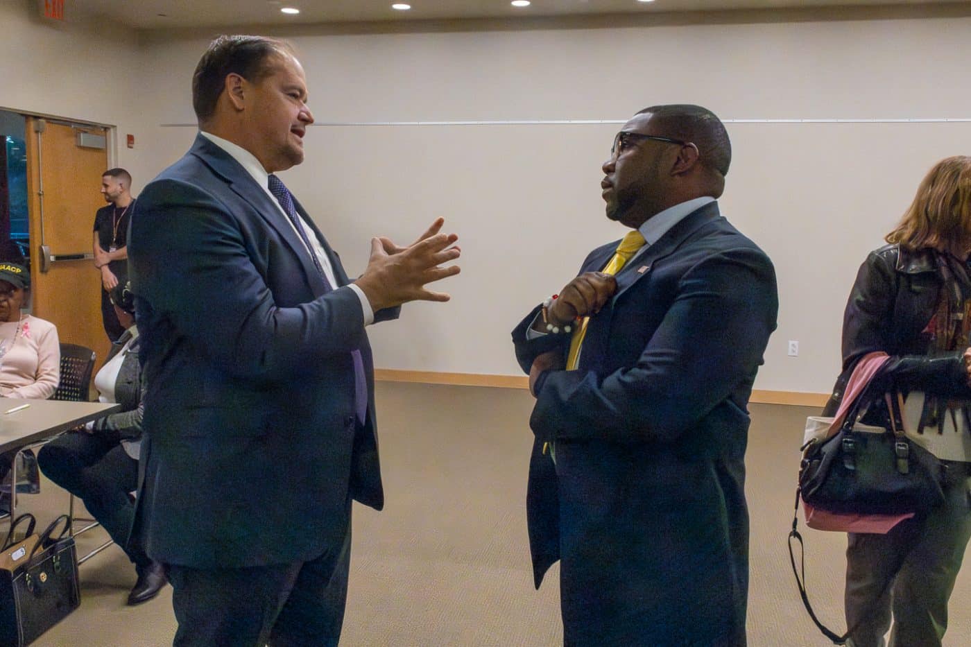 Suffolk County District Attorney Ray Tierney and Suffolk County Legislator Jason Richberg, District 15. NAACP’s Meet the Candidates