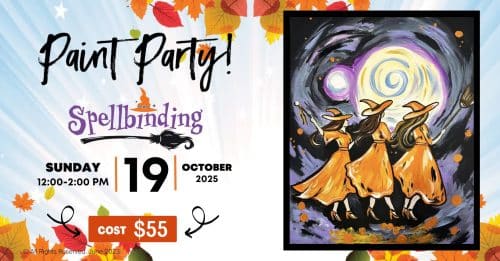 Spellbinding Paint and Sip at Nest on Main