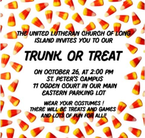 Trunk or Treat - United Lutheran Church of Long Island