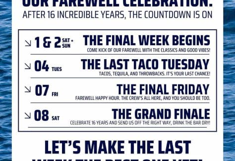 Whale's Tale's Last Week in Huntington