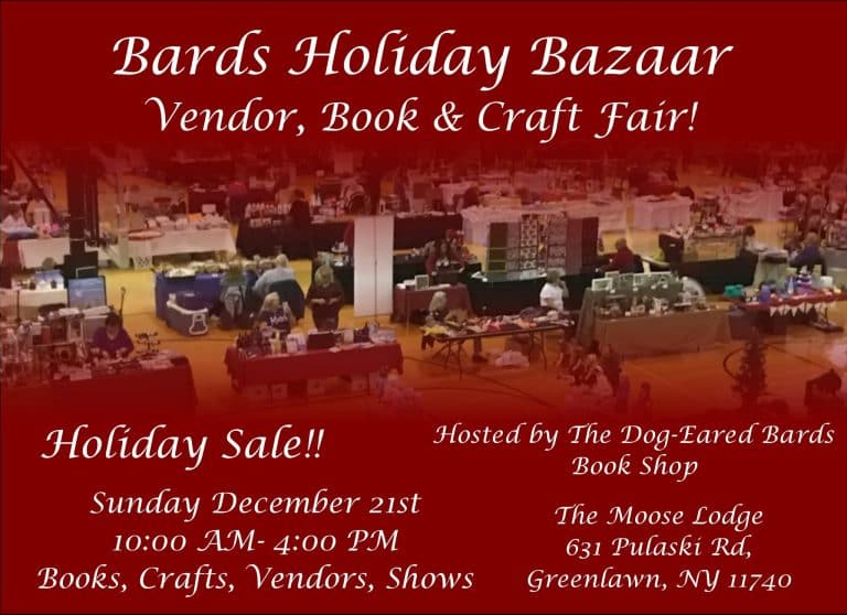 Bards Holiday Bazaar, Book, Vendor and Craft Fair - FREE