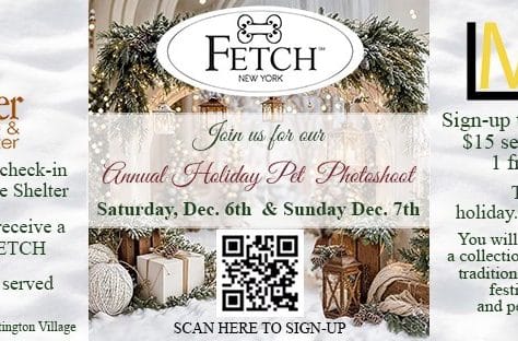FETCH Annual Holiday Pet Photoshoot
