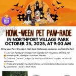 Howl-Ween Pet Paw-Rade in Northport Village Park - FREE