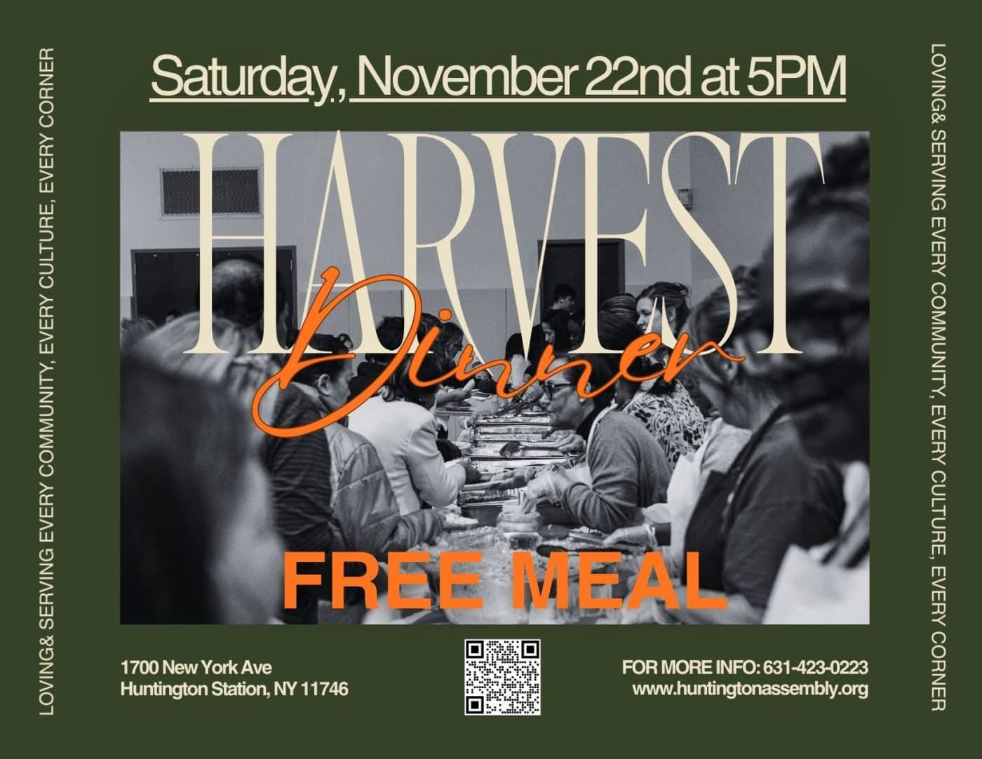 Harvest Dinner - Huntington Assembly - FREE