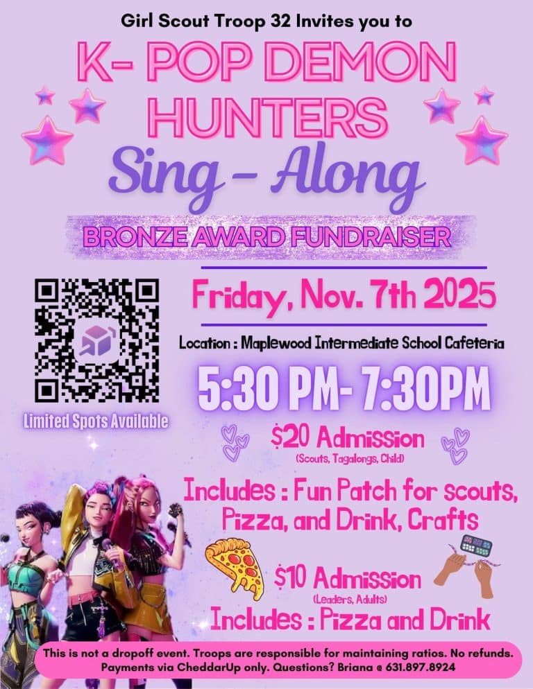 Girl Scout Troop 32: K-POP Demon Hunters Sing Along