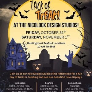 Trick or Treat at Nicolock Design Studio - FREE