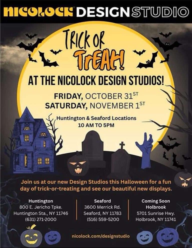 Trick or Treat at Nicolock Design Studio - FREE