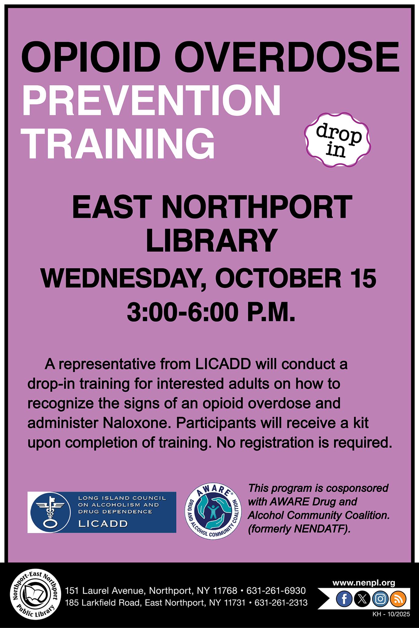 Opioid Overdose Prevention Training