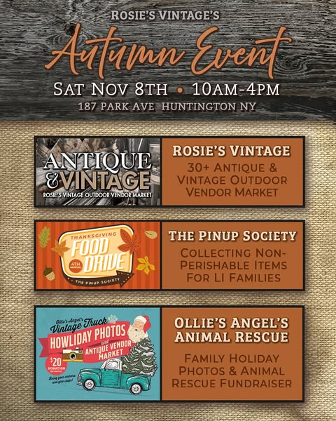 Rosie’s Vintage Autumn Event – FREE