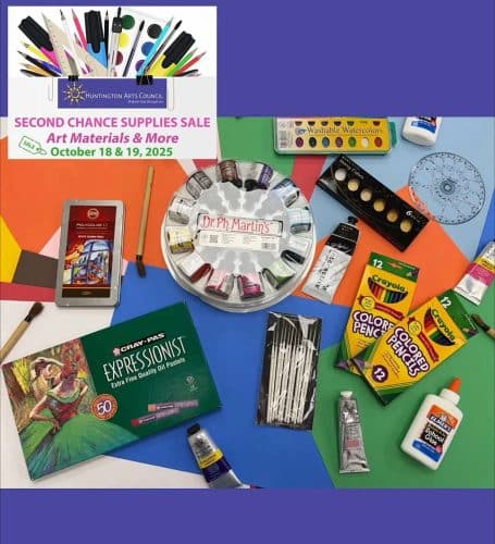 Huntington Arts Council Second Chance Supplies Sale
