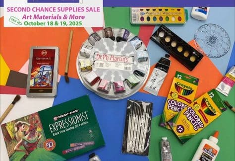 Huntington Arts Council Second Chance Supplies Sale