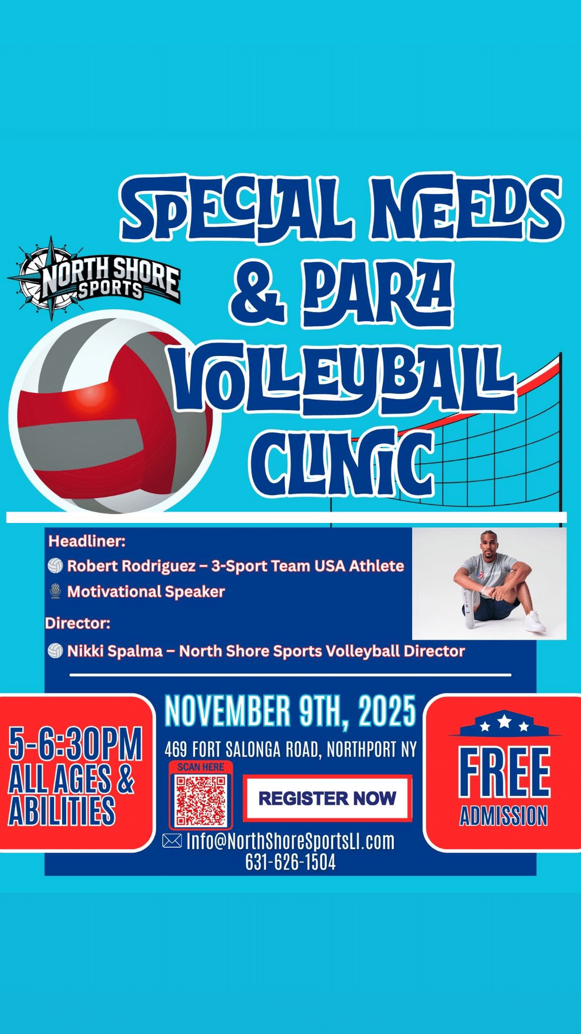 Special Needs and Para Volleyball Clinic - FREE
