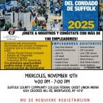 suffolok county career con, spanish