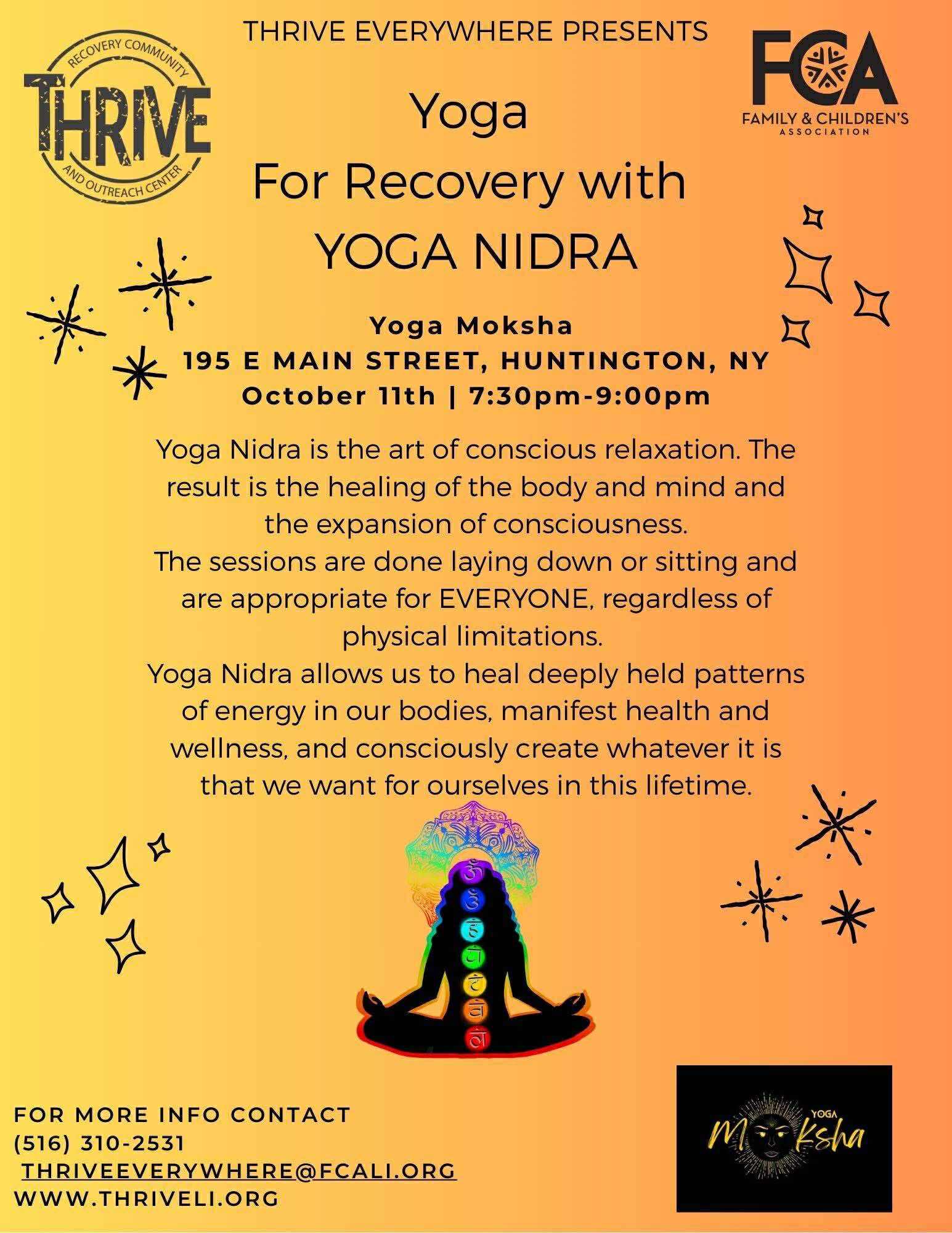 Yoga for Recovery - Yoga Nigra - FREE