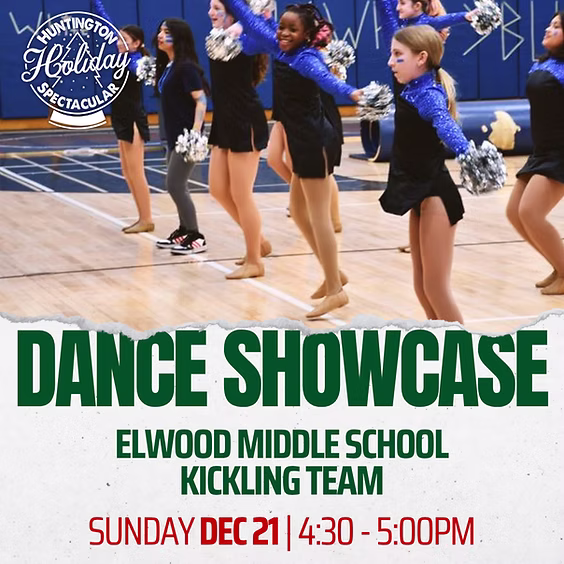 Dance Showcase: Elwood Middle School Kickline Team - Huntington Holiday Spectacular - FREE