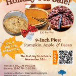 ELIJA Holiday Pie Sale
