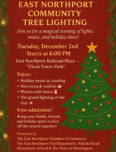 East Northport Community Tree Lighting - Free