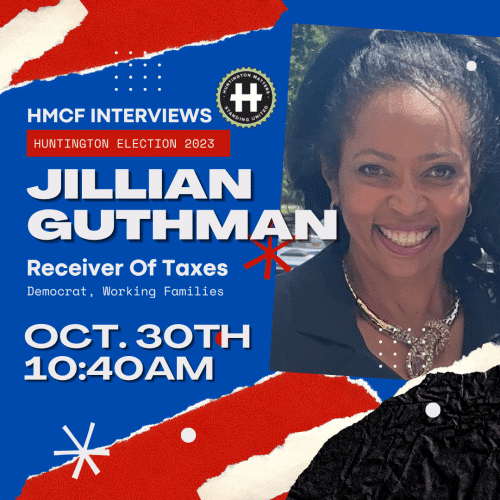 Jillian Guthman - Huntington Receiver of Taxes. Huntington Matters Candidate Interview Election 2023