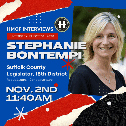 Stephanie Bontempi - Suffolk County Legislator, District 18. Huntington Matters Candidate Interview Election 2023