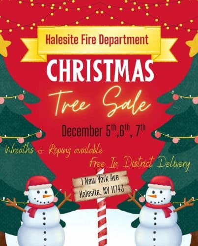 Halesite Fire Department Christmas Tree Sale
