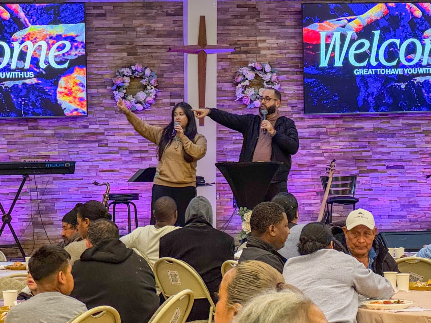 Pastors Damaris and Daniel Rivera - Harvest Dinner - Huntington Assembly of God