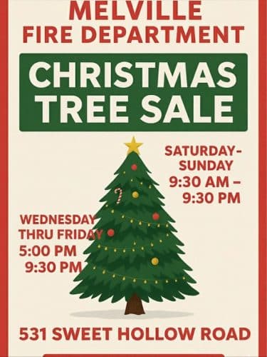 Melville Fire Department Christmas Tree Sale