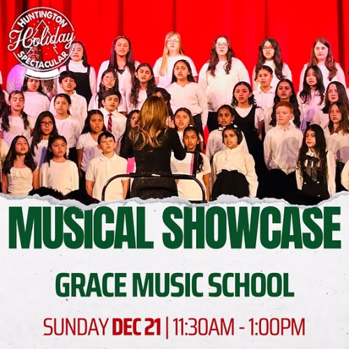 Musical Showcase: Grace Music School - Huntington Holiday Spectacular - FREE
