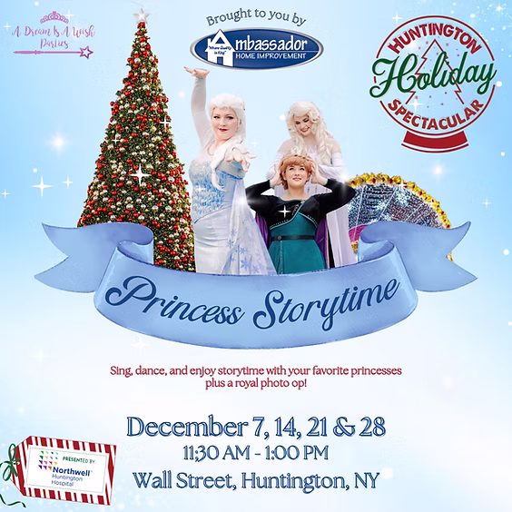 Princess Storytime - Huntington Holiday Spectacular - FREE