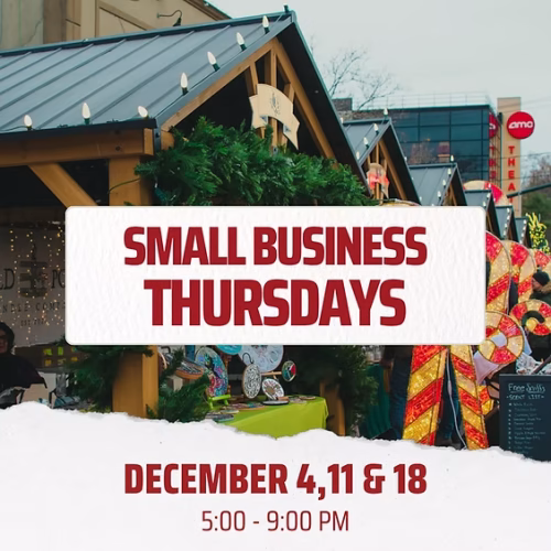Small Business Thursdays - Huntington Holiday Spectacular - FREE