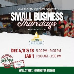 Small Business Thursdays - Huntington Holiday Spectacular - FREE