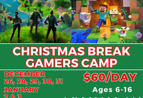 Christmas Break Gamers Camp