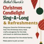 Bethel Church's Christmas SIng-A-Long - Free