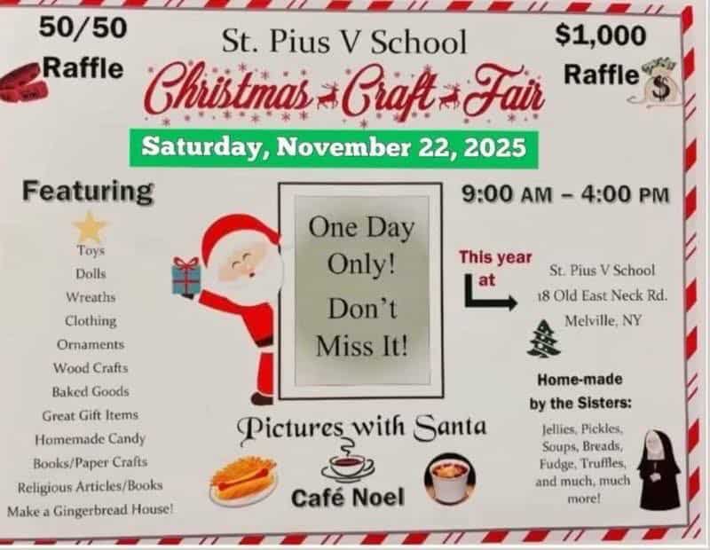 Christmas Craft Fair - St. Pius V School - Free