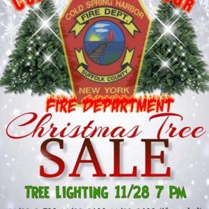 Cold Spring Harbor Christmas Tree Sale and FREE Tree Lighting 12/28
