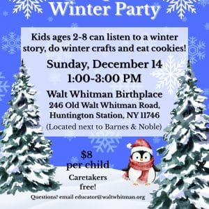 Drop In Winter Party - Ages 2-8