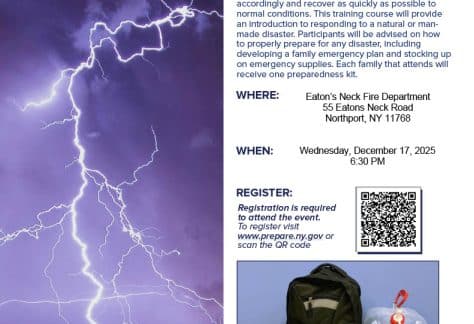 NY Citizen Preparedness Training Program - Eaton's Neck - Free