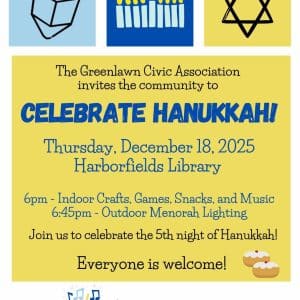 Celebrate Hanukkah with the Greenlawn Civic Association