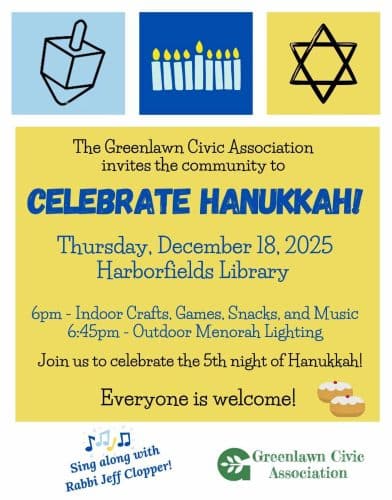 Celebrate Hanukkah with the Greenlawn Civic Association