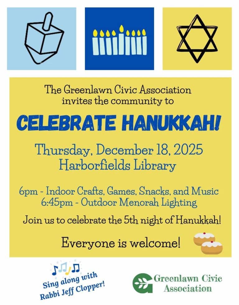 Celebrate Hanukkah with the Greenlawn Civic Association
