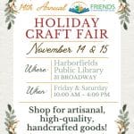 14th Annual Holiday Craft Fair – FREE