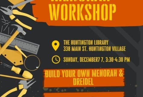 Menorah Building Workshop - Free