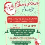 Operation Frosty - Commack Volunteer Ambulance Corps - FREE
