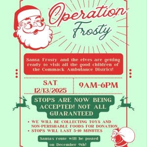 Operation Frosty - Commack Volunteer Ambulance Corps - FREE