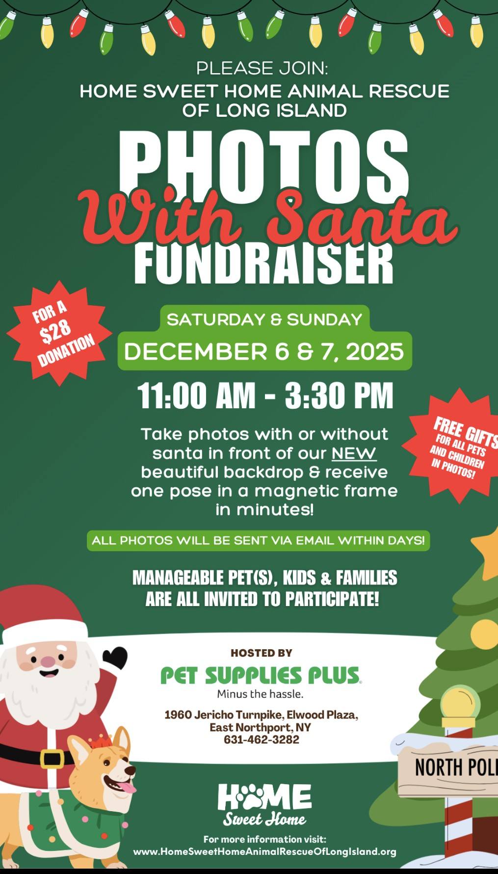 Photos With or Without Santa Fundraiser