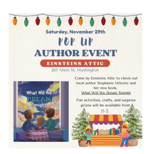 Pop Up Author Event at Einstein's Attic - FREE