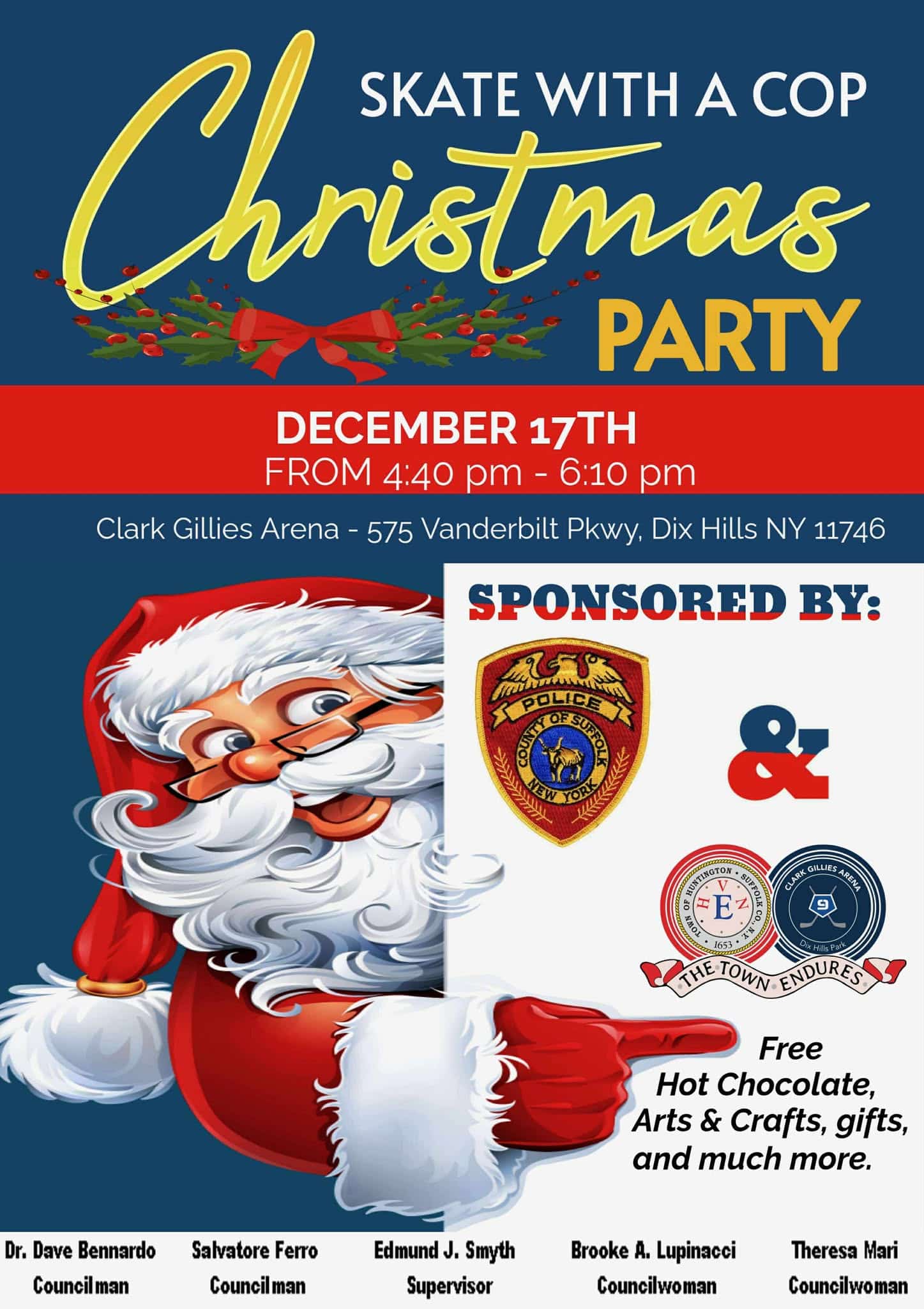 Skate With A Cop Christmas Party - FREE