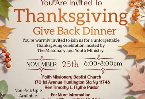 Thanksgiving Give Back Dinner - FREE