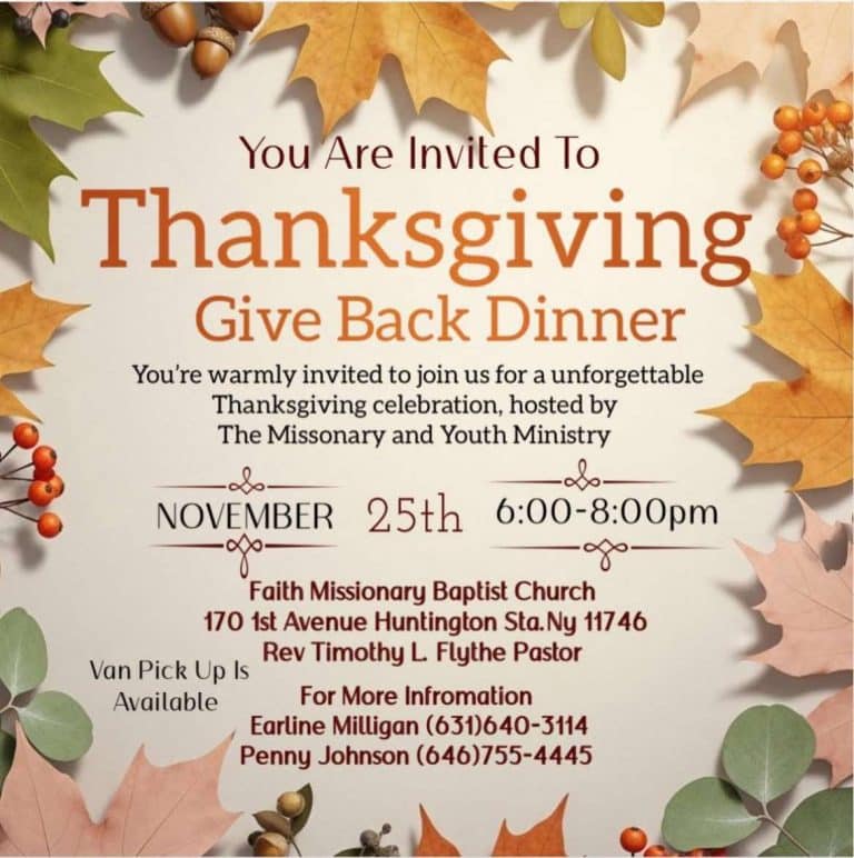 Thanksgiving Give Back Dinner - FREE
