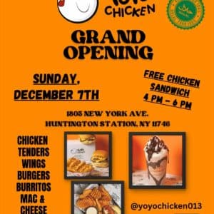YoYo Chicken - Huntington Grand Opening - FREE